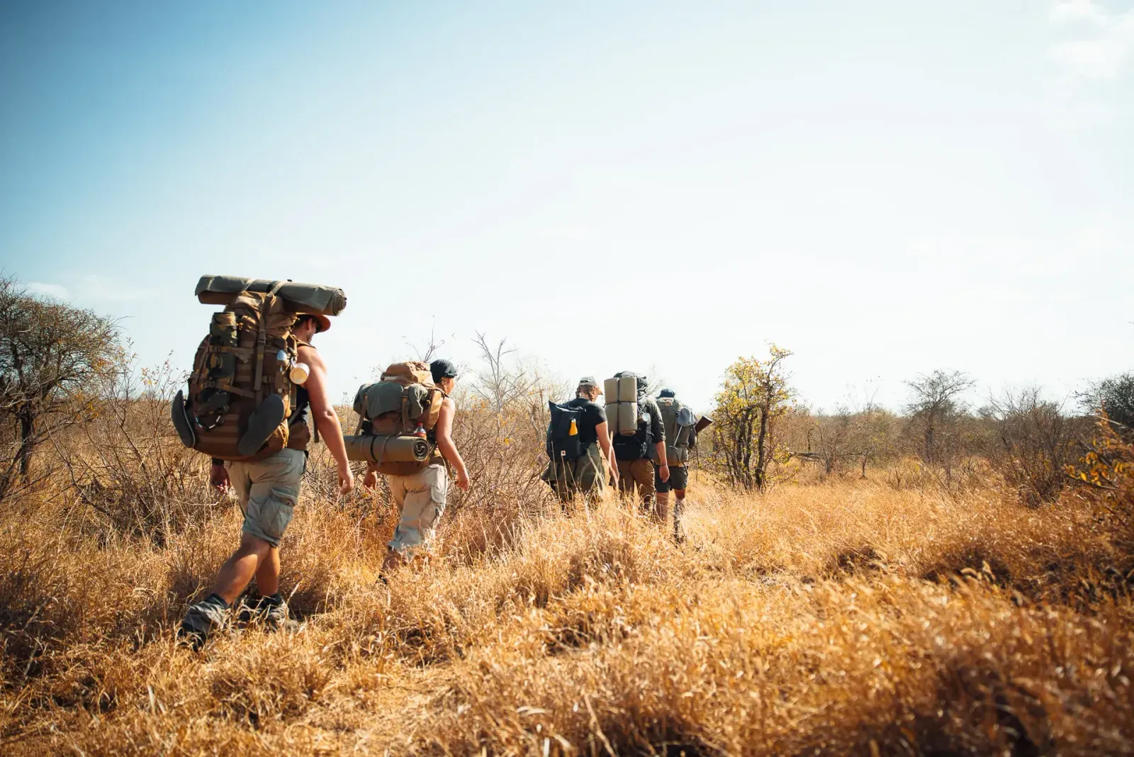 Khwai-Schutzgebiet, Walking Safari, Mokoro und Nachtpirsch