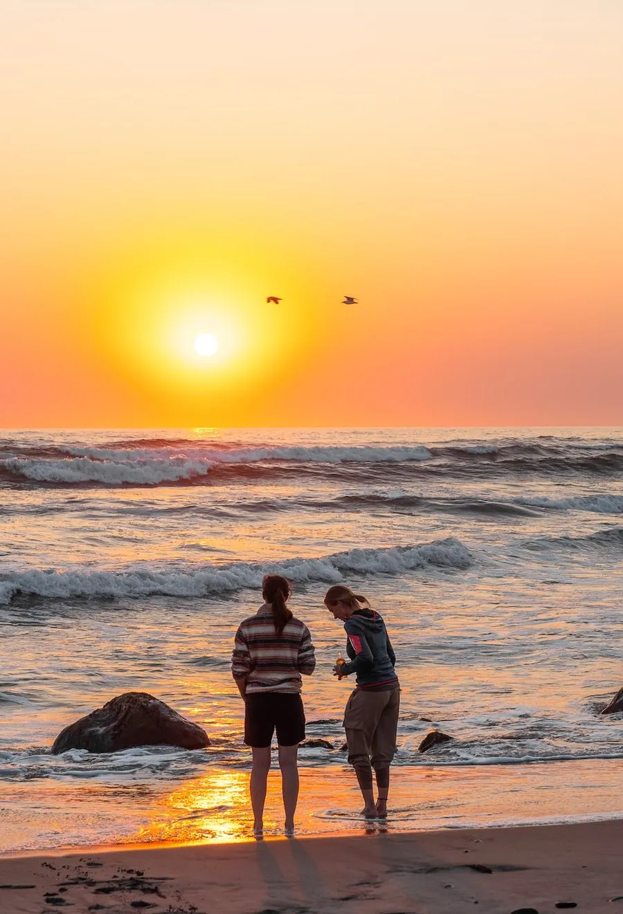 Sonnenuntergang über dem Atlantik